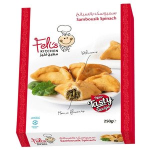 Feli's Kitchen Spinach Sambousik 250G