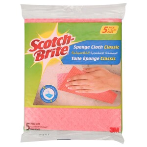 Scotch Brite 3M Sponge Cloth Classic 5 Pieces