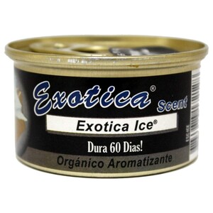 Exotica Car Air Freshener Can Ice Black