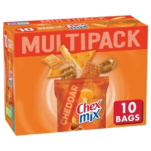 Chex Mix Snack Cheddar 49G X10