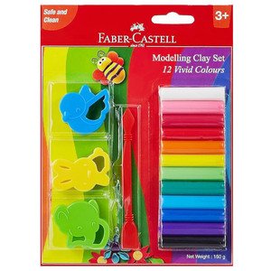 Faber Castell Clay 12 Modeling Set Fcin 120894