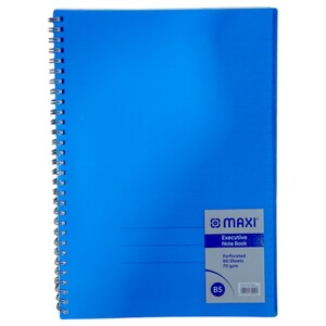 Maxi Notebook 80 Sheets Wire-O Colored Pp B5mx-Exnb-B5