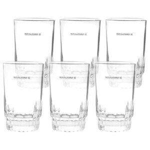 Royal Ford Tumbler 9 0Z Rf 1385 6 Pieces