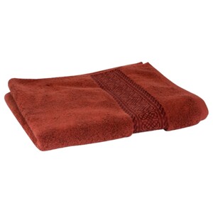 Fieldcrest Bath Towel Arabesque 70 X 140 Cm Red
