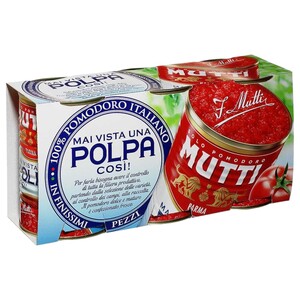 Mutti Finely Chopped Tomatoes Tin 400G X3