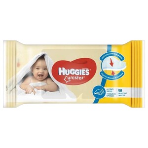 Huggies Wipes Unistar 56 Pieces