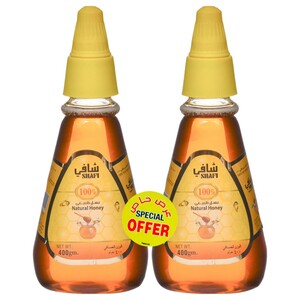 Al Shafi Natural Honey Squeeze Bottle 400G X2