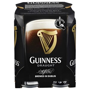 Guinness Draught Beer Can 440Ml X4
