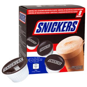Snickers Hot Chocolate Pods 8 Pieces 120G