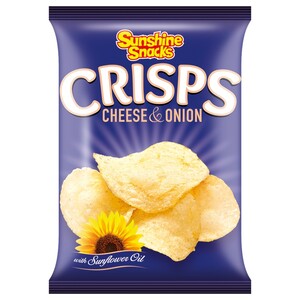 Sunshine Snacks Crisps Cheese & Onion 40G