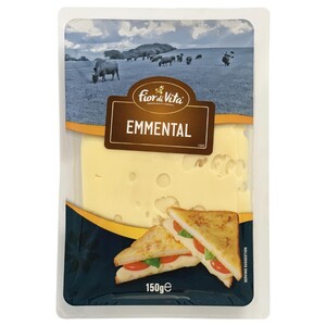 Fior Di Vita Emmental Cheese Slices 150G