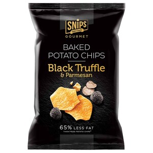 Snips Baked Potato Chips Black Truffle & Parmesan 100G