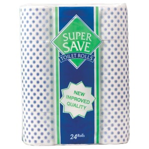 Super Save Toilet Paper 24 Rolls
