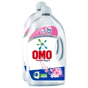 Omo Gel Liquid Laundry Detergent Wash Comfort 2.5L X2