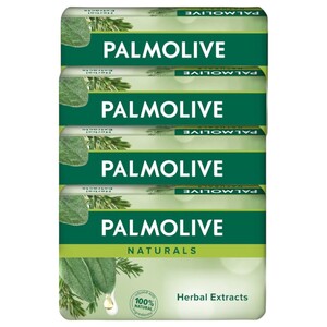 Palmolive Soap Bar Herbal 90G 20% Off X4