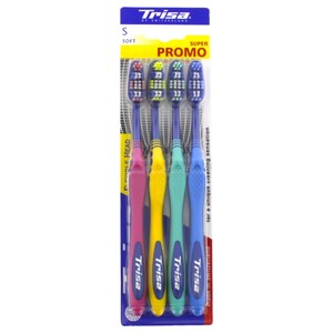 Trisa Toothbrush Flex Head Soft 4Pcs