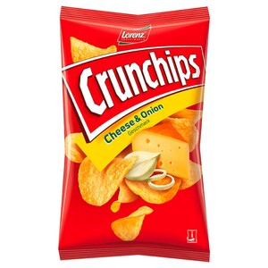 Lorenz Crunchips Cheese & Onion 100G