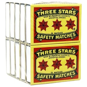 Three Stars Matches Large 240 Pieces X10