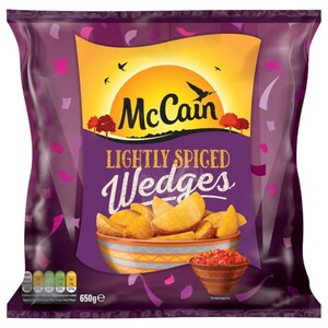 Mccain Lightly Spiced Wedges 650G