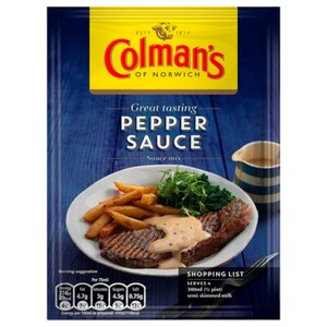 Colman's Sachet Pepper Sauce Mix 40G
