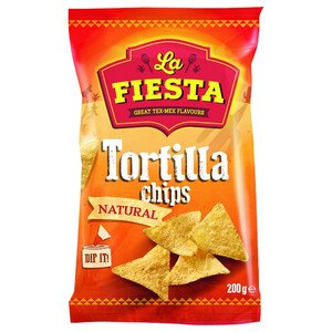 La Fiesta Tortilla Chips Natural 200G