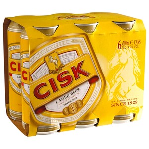 Cisk Export Lager Can 50Cl X6