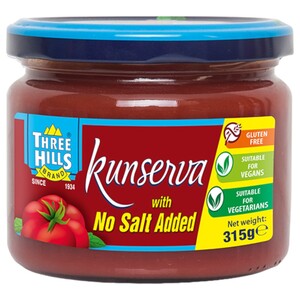 Three Hills Kunserva Traditional Low Salt 315G