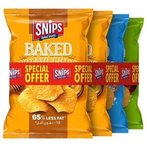 Snips Baked Potato Chips Offer 62G 3+1 Free