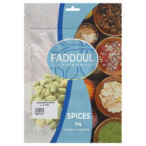Faddoul Cardamom Seeds 25G