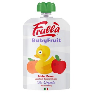 Frulla Baby Fruit Apple & Peach Pouch 100G