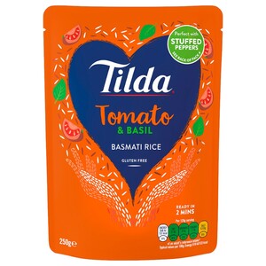 Tilda Tomato & Basil Basmati Rice 250G