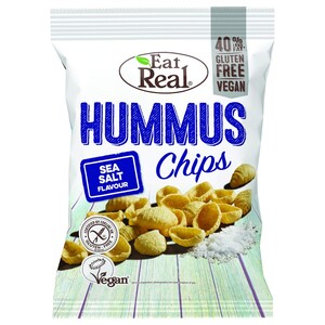 Eat Real Hummus Chips Sea Salt Gluten Free 45G