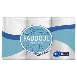 Faddoul Toilet Rolls 12 Rolls