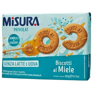Misura Biscotti Privolat Miele Veggie 400G