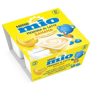 Nestle Mio Merenda Banana Latte 4 Pieces 100G