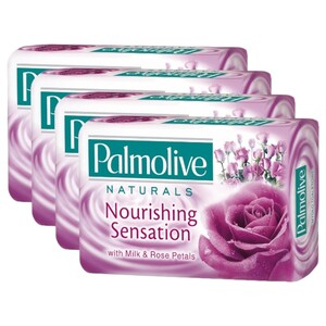 Palmolive Soap Milk & Rose 90G X4