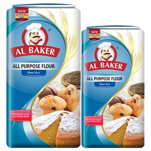 Al Baker All Purpose Flour 2Kg + 1Kg