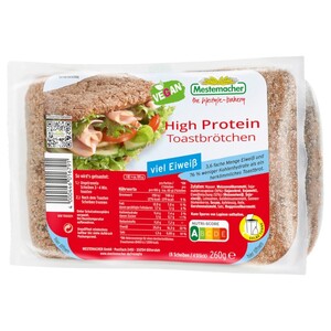 Mestemacher High Protein Toast 260G