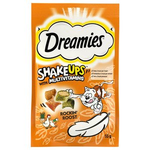 Dreamies Shake Ups With Multivitamins Rockin' Roost 55G