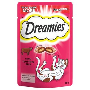 Dreamies With Tempting Beef 60G