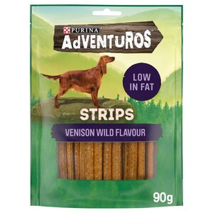 Purina Adventuros Strips Venison Wild 90G