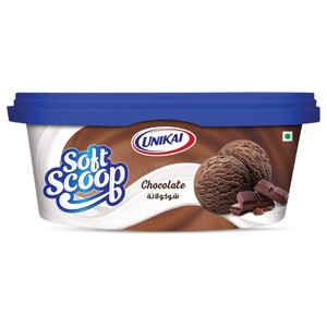 Unikai Soft Scoop Chocolate Ice Cream 1L