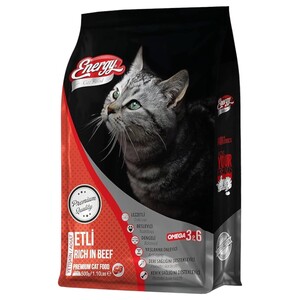 Energy Cat Food Beef 500G