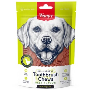 Wanpy Toothbrush Chews Beef 100G