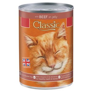 Classic Cat Food Beef In Jelly 400G