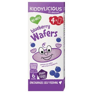 Kiddylicious 6Momth Plus Bluebbery Wafer Mini 16G