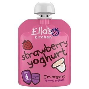 Ella's Kitchen Stage 1 6Months Plus Strawberry Yogurt 90G