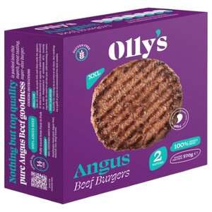 Olly's Angus Beef Burgers 2Pcs 570G