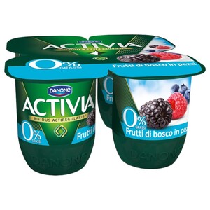 Activia 0.1% Frutti Di Bosco 125G X4