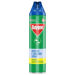 Baygon Blu Mosche Zanzare Spray 400Ml